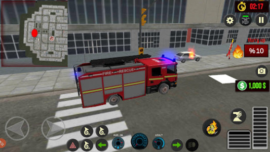 اسکرین شات بازی 911 Fire Truck Simulator 2