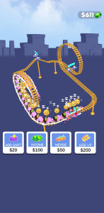اسکرین شات 1 بازی Crazy Coaster Idle