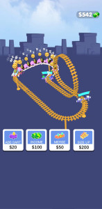 اسکرین شات 5 بازی Crazy Coaster Idle