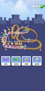 اسکرین شات 4 بازی Crazy Coaster Idle