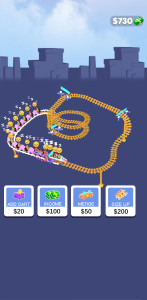 اسکرین شات 2 بازی Crazy Coaster Idle