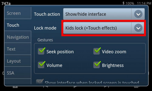 اسکرین شات برنامه Kids Lock (plugin) 2