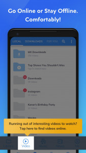 اسکرین شات برنامه MX Player Beta 1