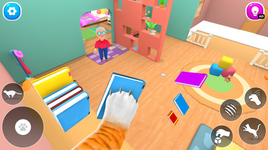 اسکرین شات بازی Pet Cat Life Sim: Angry Mom 3