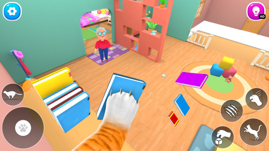 اسکرین شات 3 بازی Pet Cat Life Sim: Angry Mom