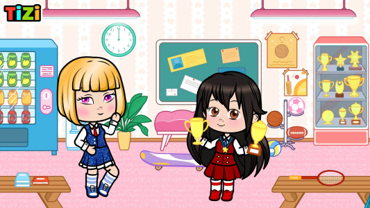 اسکرین شات 6 بازی Tizi Doll Town-My School Games