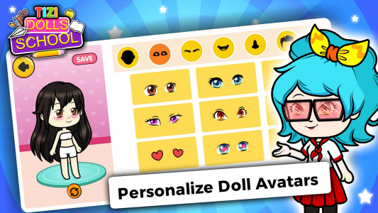 اسکرین شات بازی Tizi Doll Town: My School Game 2