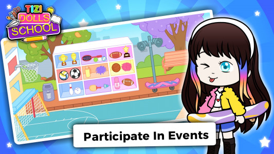 اسکرین شات بازی Tizi Doll Town: My School Game 5