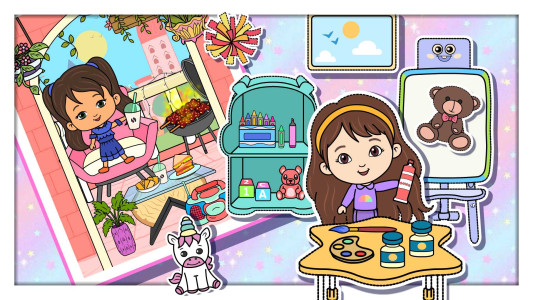 اسکرین شات 3 بازی Tizi Dolls - My Paper Princess