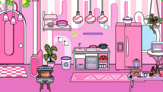 اسکرین شات 3 بازی Tizi Town - Pink Home Decor