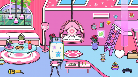 اسکرین شات 1 بازی Tizi Town - Pink Home Decor