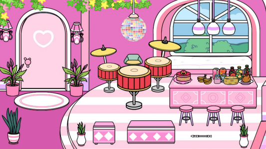 اسکرین شات 4 بازی Tizi Town - Pink Home Decor