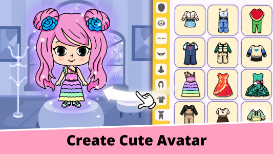 اسکرین شات بازی Tizi World Dream Avatar House 2