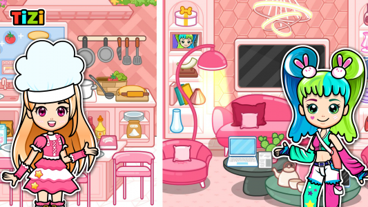 اسکرین شات بازی Tizi Friends: Dream World Life 2