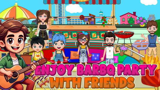 اسکرین شات بازی My FamilyTown City High School 4