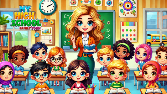 اسکرین شات بازی My FamilyTown City High School 1