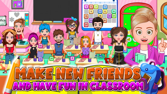 اسکرین شات بازی My FamilyTown City High School 2
