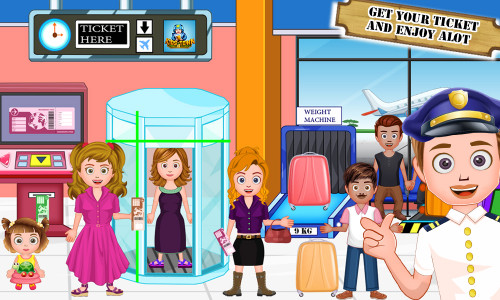 اسکرین شات بازی Family Town : Airport Explorer 3