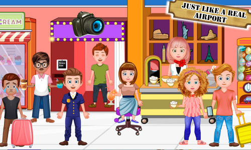 اسکرین شات بازی Family Town : Airport Explorer 2