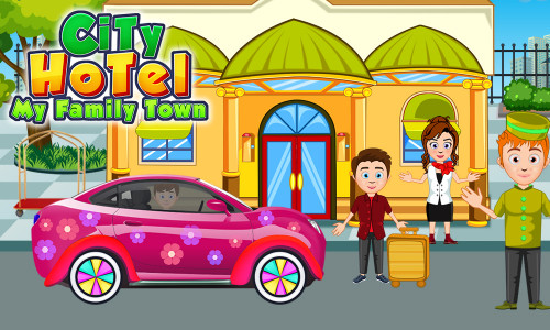 اسکرین شات بازی My Family Town : City Hotel 1