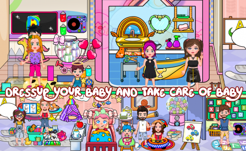 اسکرین شات بازی My Family Town : NewBorn Baby 8