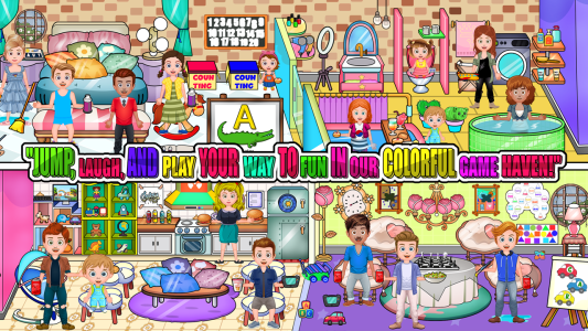 اسکرین شات 2 بازی My Family Town Let's Play Fun