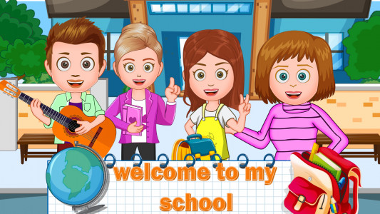 اسکرین شات بازی My Family Town : City School 1