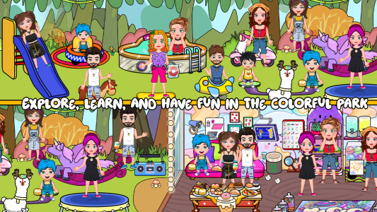 اسکرین شات 4 بازی My Family Town : School Life