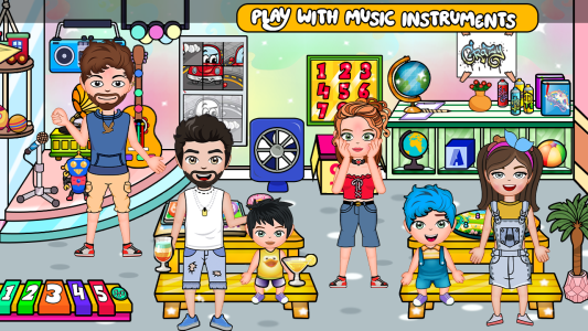 اسکرین شات 7 بازی My Family Town : School Life