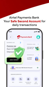 اسکرین شات 6 برنامه Airtel Thanks: Recharge & Bank
