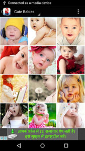 اسکرین شات برنامه Cute Baby HD Wallpaper 2