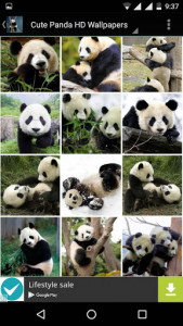 اسکرین شات برنامه Cute Panda Wallpapers HD 5