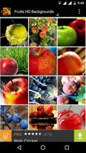 اسکرین شات برنامه Fruit Wallpapers HD 5