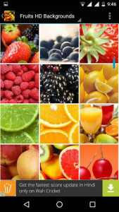 اسکرین شات برنامه Fruit Wallpapers HD 7