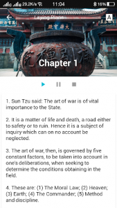 اسکرین شات برنامه The Art of War by Sun Tzu - eBook Complete 2