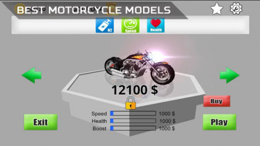 اسکرین شات بازی Motorcycle Racer: Fast Impact 1