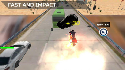 اسکرین شات بازی Motorcycle Racer: Fast Impact 3
