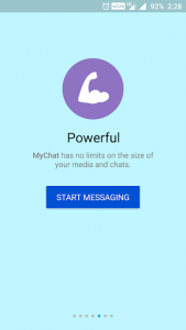 اسکرین شات برنامه MyChat 3