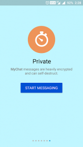 اسکرین شات برنامه MyChat 4