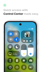 اسکرین شات 2 برنامه Launcher iOS 26