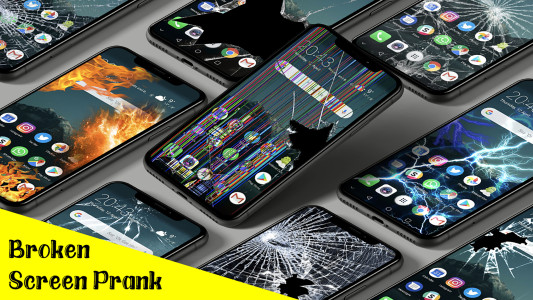 اسکرین شات 6 برنامه Broken Screen Prank-Fake Crack
