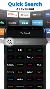 اسکرین شات برنامه Universal Smart TV Remote Ctrl 2