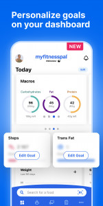 اسکرین شات برنامه MyFitnessPal: Calorie Counter 2