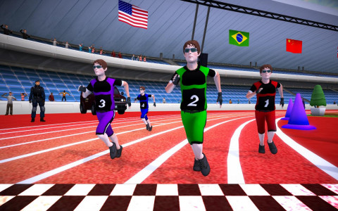 اسکرین شات بازی Marathon Race Running Games VR 1