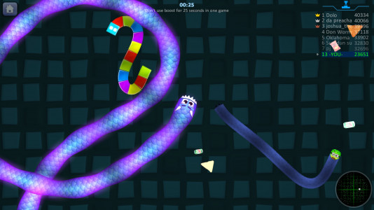 اسکرین شات بازی Snake Hunt: Worm io Games Zone 1