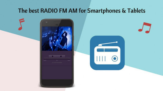 اسکرین شات برنامه Radio FM AM Free Music Stations 2