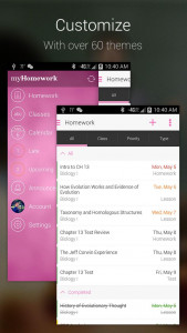 اسکرین شات برنامه myHomework Student Planner 6