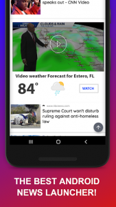 اسکرین شات برنامه News Home - Full Screen News Widget and Launcher 8