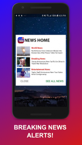 اسکرین شات برنامه News Home - Full Screen News Widget and Launcher 2