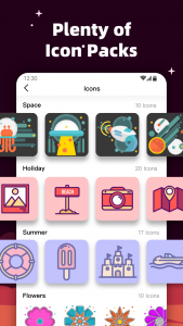 اسکرین شات برنامه MyICON - Icon Changer, Themes 2